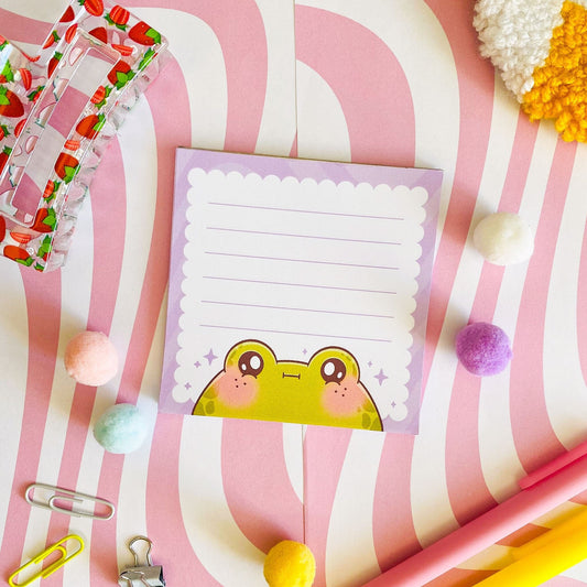 Handmade Froggy Memo Pads