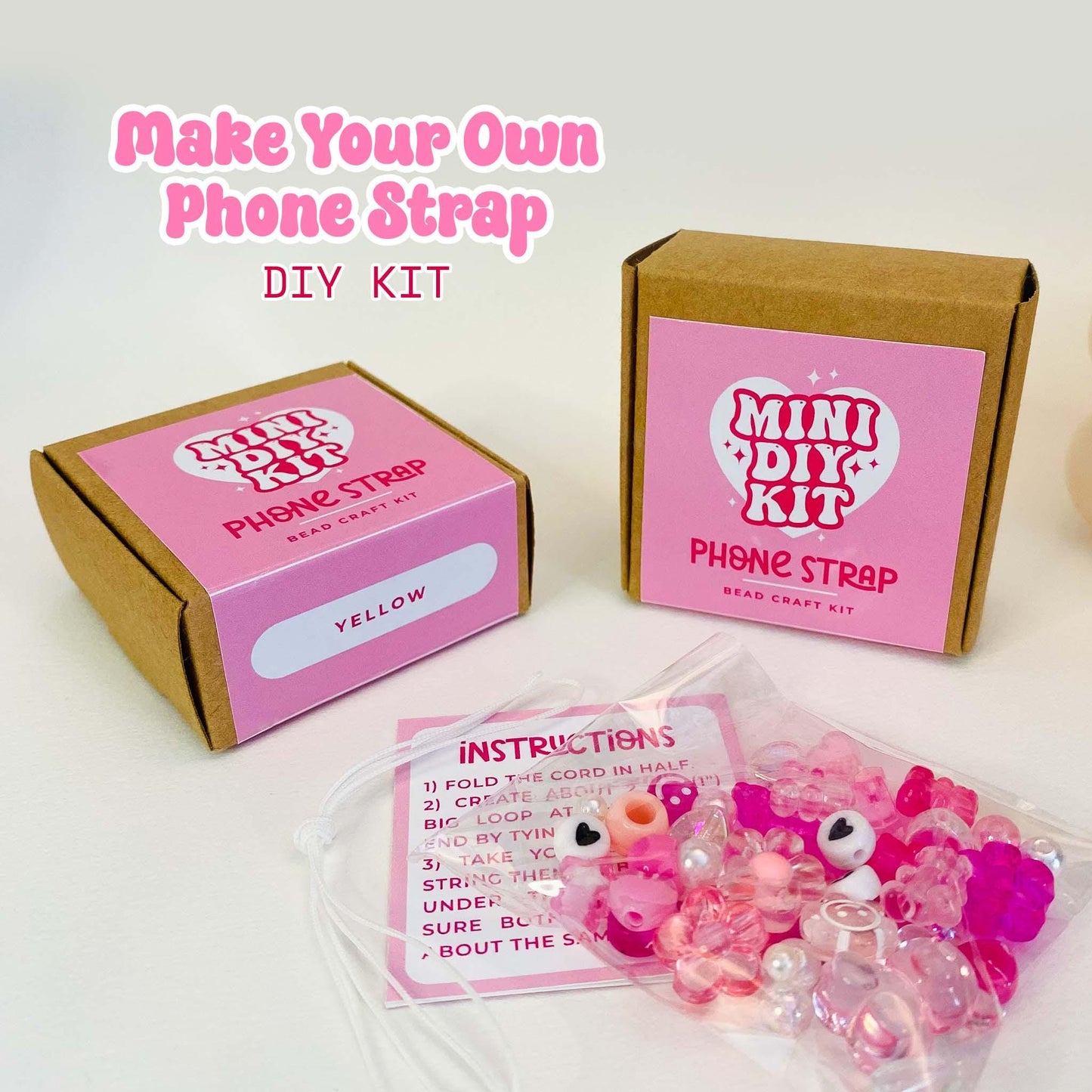 Make Your Own Beaded Phone Strap, DIY Kit