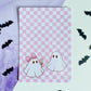 Friendly Ghosts Checker Kindle Insert