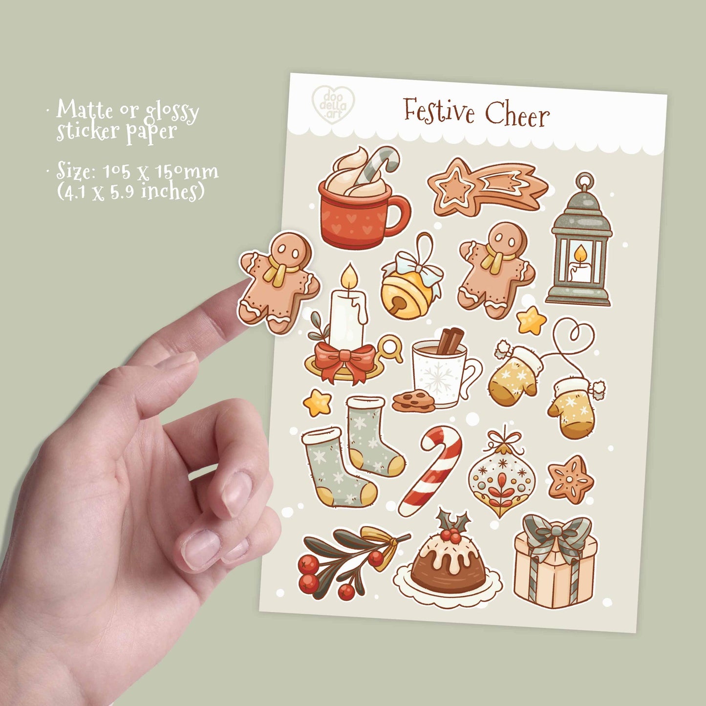 Festive Cheer Sticker Sheet