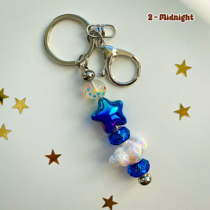 Textured Bead Fidget Keychains