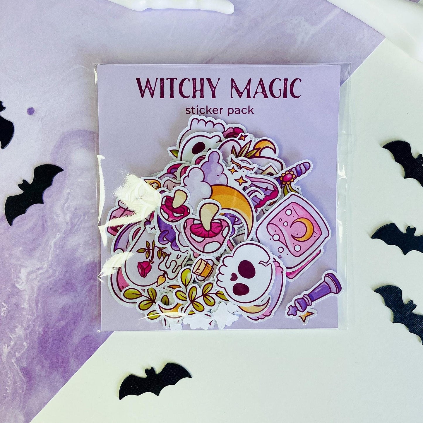 Witchy Magic Doodles Sticker Pack