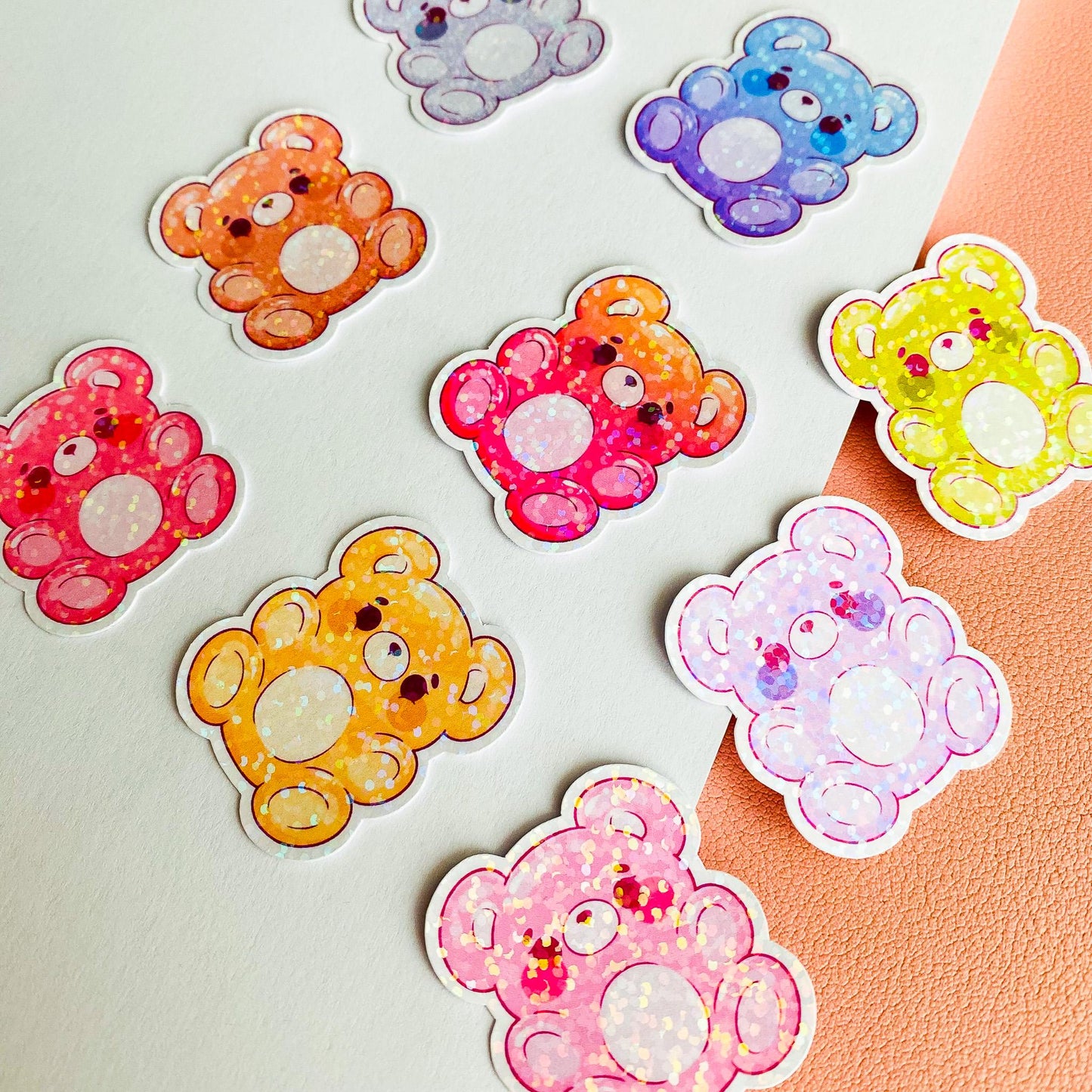 Gummy Bear Candy Sticker Pack