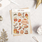 Hello Winter Christmas Sticker Sheet