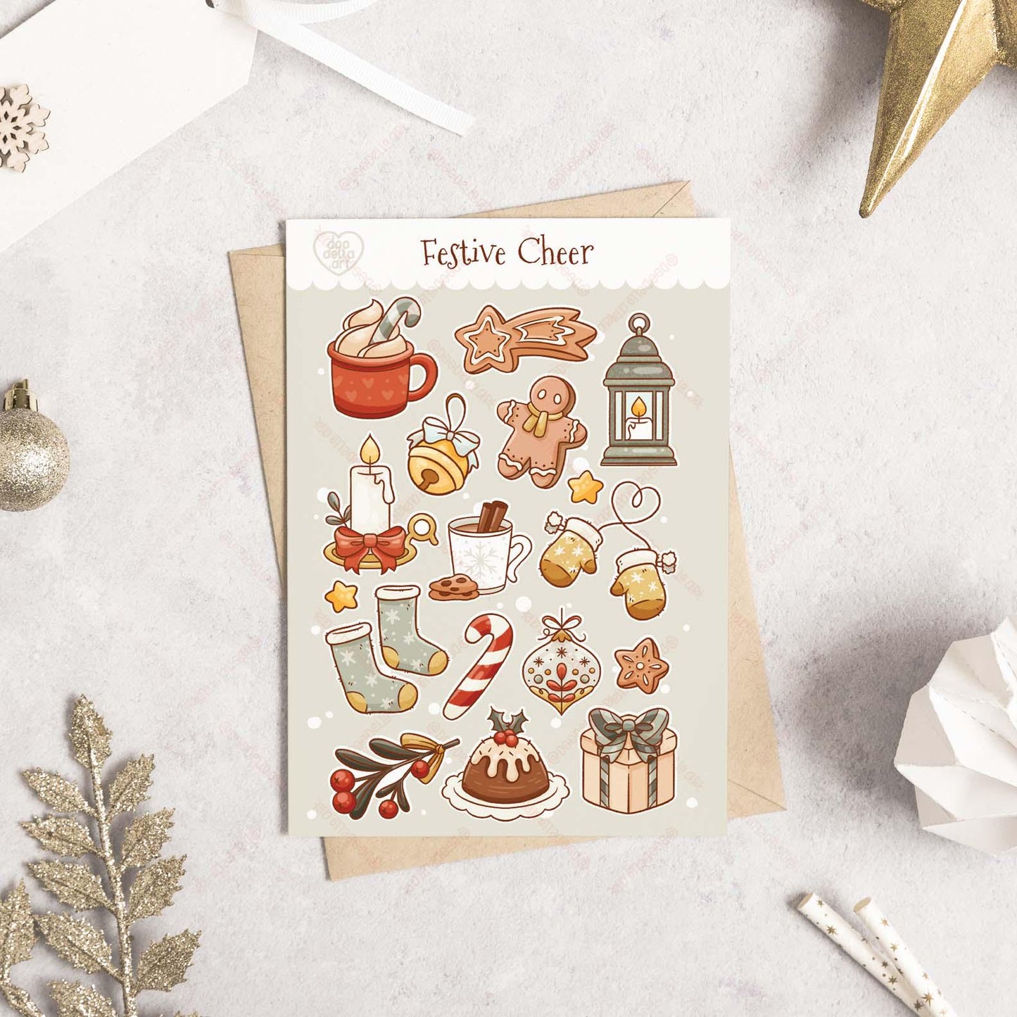 Festive Cheer Sticker Sheet