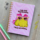 Don't Feel Bonita Feel Stressita Handmade Spiral Notebook