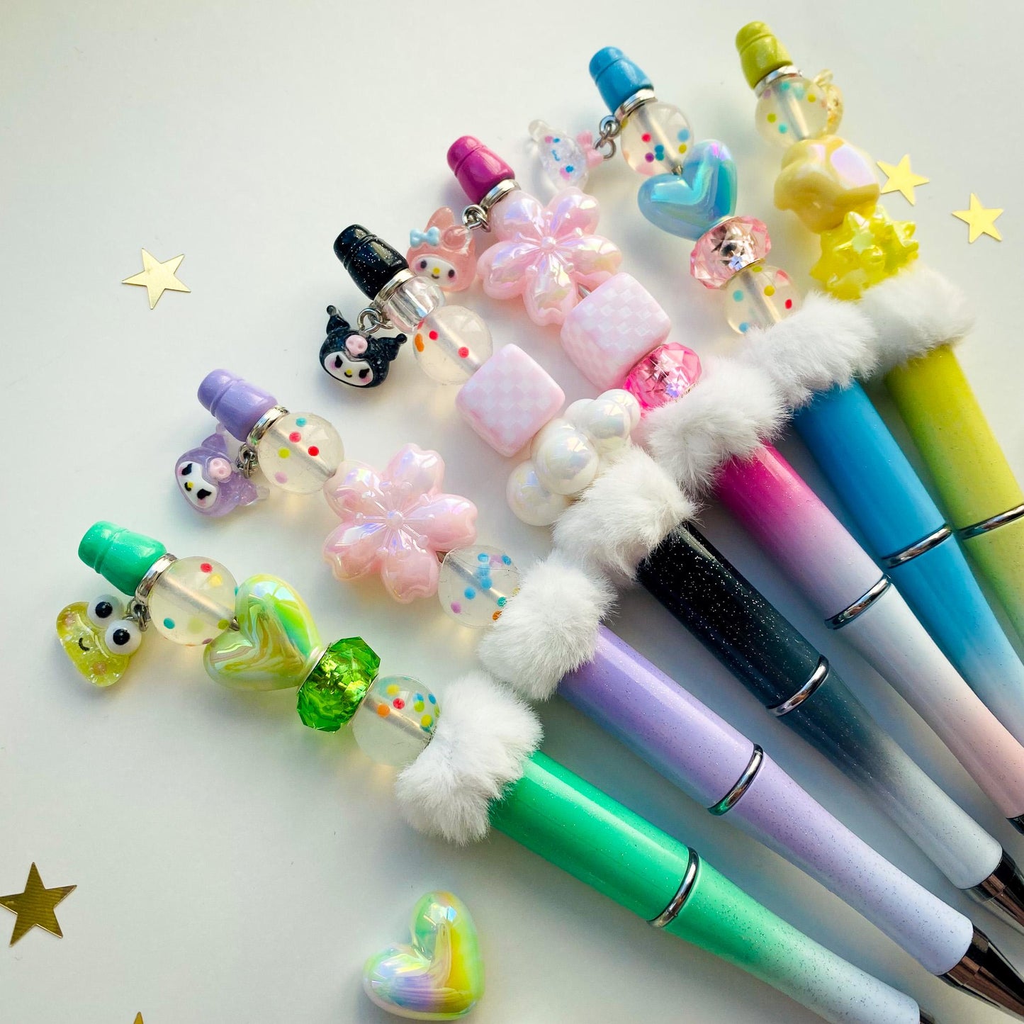 Kawaii Sanrio Beaded Fidget Pens