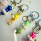 Textured Bead Fidget Keychains