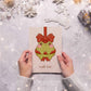 Mistle-toad Christmas Froggy Greeting Card