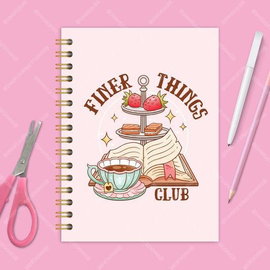 The Finer Things Club Spiral Notebook