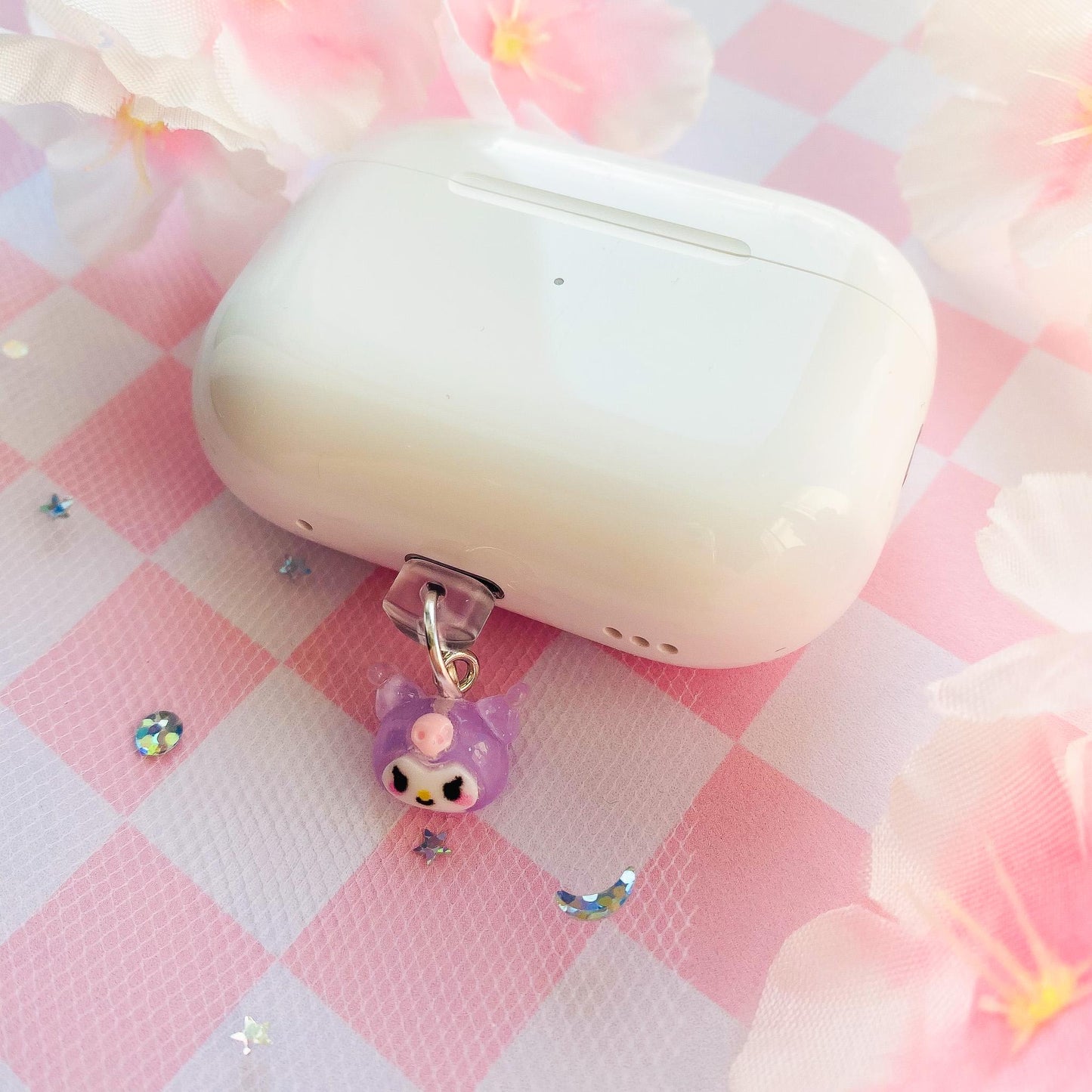 Sanrio Characters Dust Plug, My Melody Kuromi Kerropi Cinamoroll Charm Dust Plug for Switch Gaming Controller Earphone Audio Jack Attachment